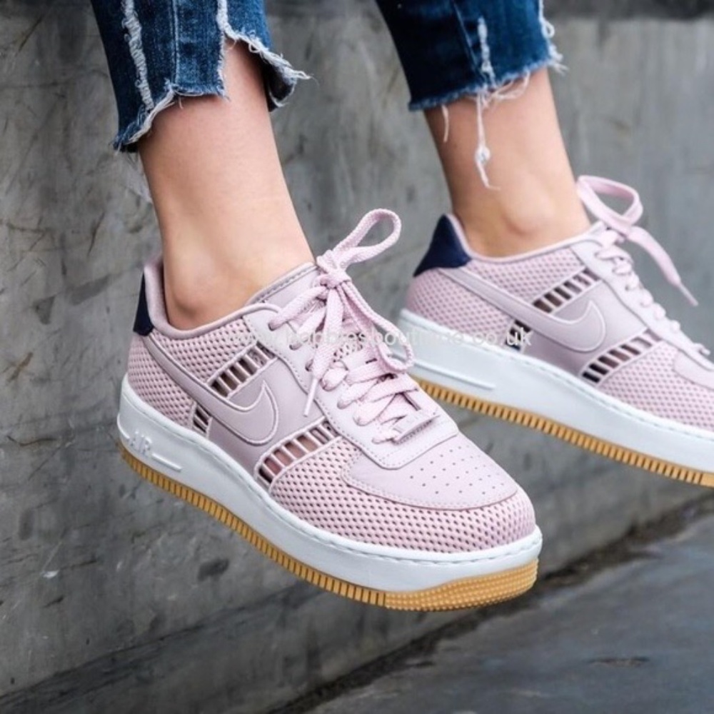 Nike Airforce 1 Upstep Particle Lavender Sneakers
